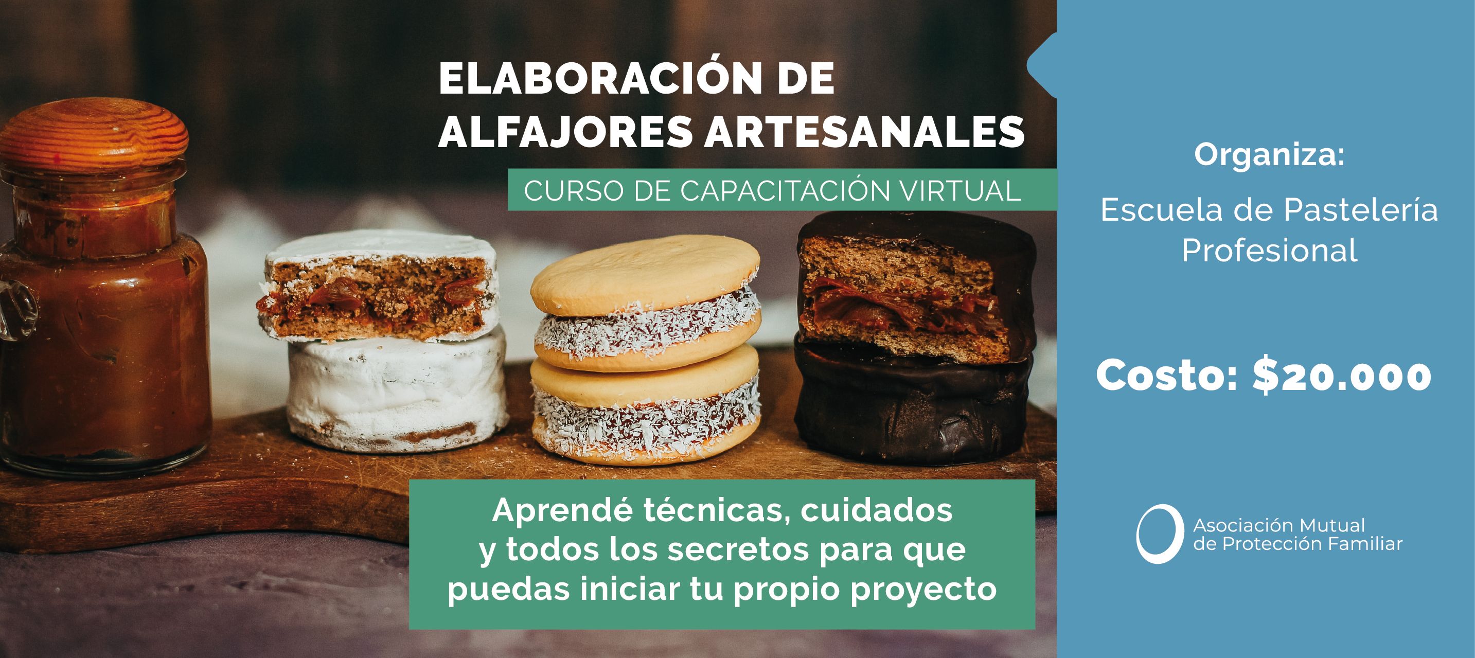 Curso de Capacitación Virtual en Elaboración de Alfajores Artesanales